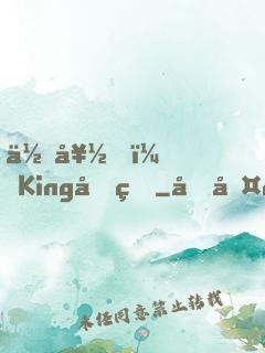 你好，King先生